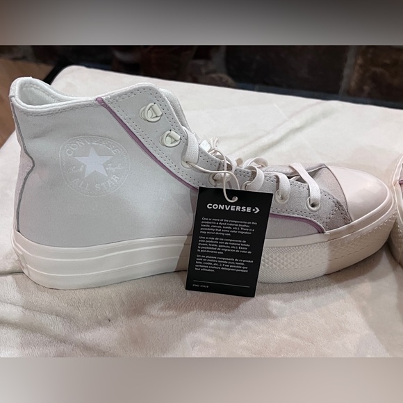 Chuck Taylor All Star Lift Platform Suede NIB - Picture 10 of 11